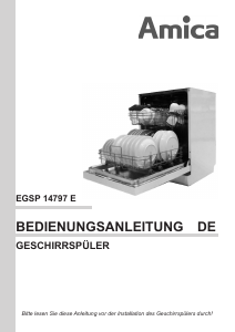 Bedienungsanleitung Amica EGSP 14797 E Geschirrspüler