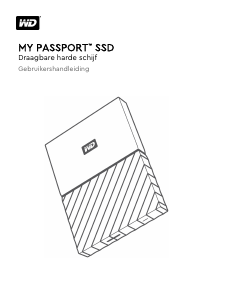 Handleiding Western Digital WDBKVX0010PSL-WESN My Passport SSD