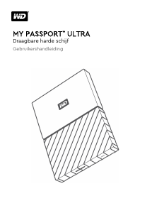 Handleiding Western Digital WDBFKT0020BGD-WESN My Passport Ultra Harde schijf