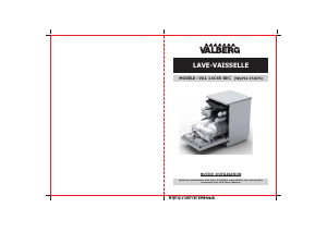 Mode d’emploi Valberg VAL 14C45 BEC Lave-vaisselle