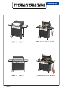 Handleiding Campingaz Genesco 3 Classic L Deluxe Barbecue