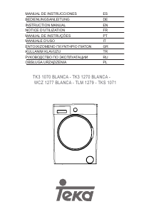 Manual Teka TK3 1070 Máquina de lavar roupa