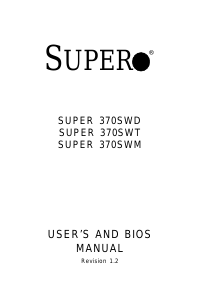 Handleiding Supermicro 370SWD Moederbord