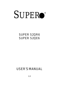 Handleiding Supermicro S2QE6 Moederbord