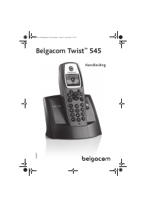 Handleiding Belgacom Twist 545 Draadloze telefoon