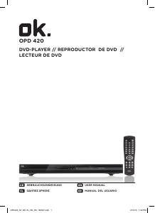 Manual de uso OK OPD 420 Reproductor DVD