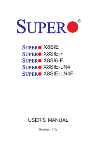 Handleiding Supermicro X8SIE-LN4F Moederbord