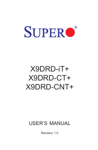 Handleiding Supermicro X9DRD-CNT+ Moederbord