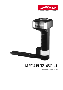 Manual Metz Mecablitz 45 CL-1 Flash