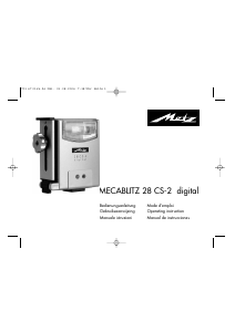 Handleiding Metz Mecablitz 28 CS-2 Digital Flitser