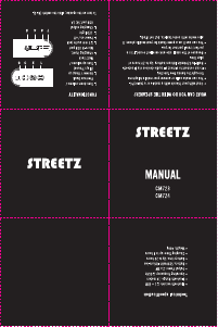 Manual Streetz CM723 Speaker