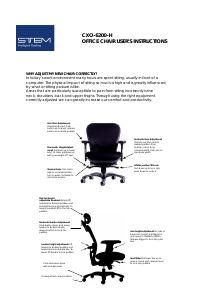 Manual Stem CXO 6200 Office Chair