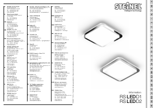 Руководство Steinel RS LED D1 Светильник