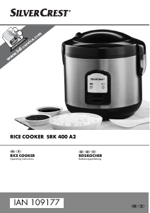 Manual SilverCrest IAN 109177 Rice Cooker