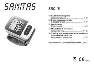 Manual Sanitas SBC 15 Blood Pressure Monitor