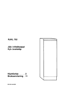 Käyttöohje Rosenlew RJKL752 Jääkaappi