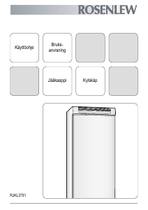 Bruksanvisning Rosenlew RJKL3751 Kylskåp