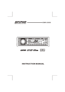 Manual Ripspeed CMR-i3000 Car Radio