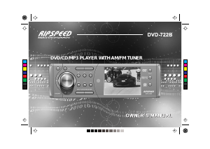 Manual Ripspeed DVD-722B Car Radio