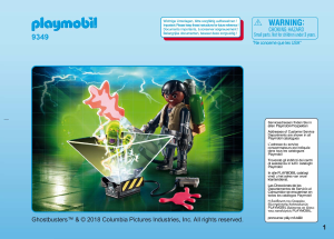 Mode d’emploi Playmobil set 9349 Ghostbusters Winston Zeddemore