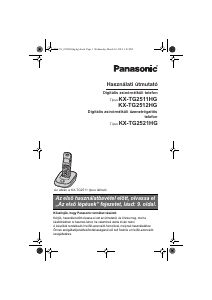 Használati útmutató Panasonic KX-TG2512HG Vezeték nélküli telefon