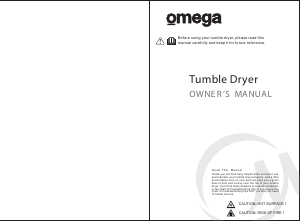 Manual Omega OCD7HP Dryer