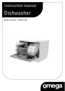 Manual Omega ODW101W Dishwasher