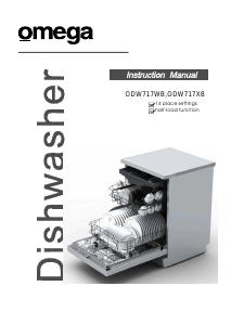 Manual Omega ODW717WB Dishwasher