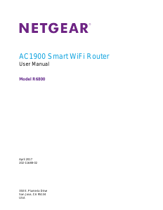 Handleiding Netgear R6800 Router