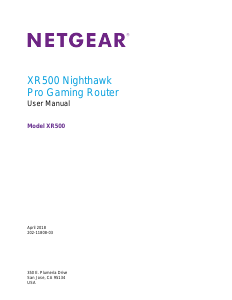 Handleiding Netgear XR500 Router