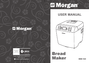 说明书 MorganMBM-1020面包机