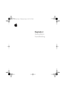 Handleiding Apple Keynote 2