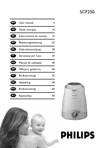 Handleiding Philips SCF250 Flessenwarmer