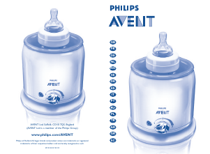 Bruksanvisning Philips SCF255 Flaskevarmer