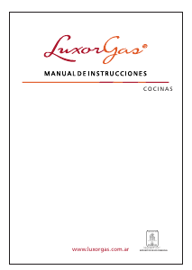 Manual de uso LuxorGas Country 900 Cocina