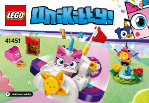 Instrukcja Lego set 41451 Unikitty Chmurkowy pojazd Kici Rożek