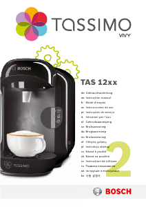 Kasutusjuhend Bosch TAS1201 Tassimo Kohvimasin
