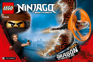 Brugsanvisning Lego set 70645 Ninjago Cole - Dragemester