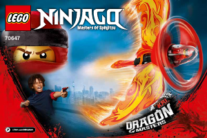 Manual Lego set 70647 Ninjago Kai - Dragon master