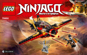 Manual Lego set 70650 Ninjago Destiny's wing