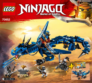 Mode d’emploi Lego set 70652 Ninjago Le dragon Stormbringer