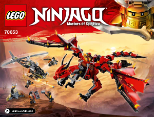 Bedienungsanleitung Lego set 70653 Ninjago Mutter der Drachen