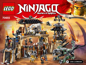 Instrukcja Lego set 70655 Ninjago Smocza jama