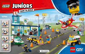 Brugsanvisning Lego set 10764 Juniors Byens centrale lufthavn