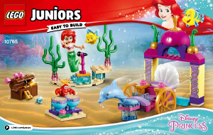 Manual de uso Lego set 10765 Juniors Concierto submarino de Ariel