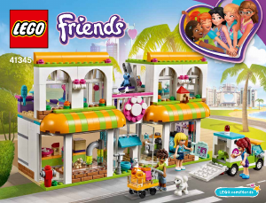 Bedienungsanleitung Lego set 41345 Friends Heartlake City Haustierzentrum