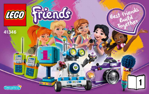 Manual Lego set 41346 Friends Friendship box