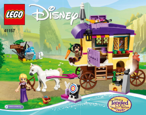 Mode d’emploi Lego set 41157 Disney Princess La caravane de Raiponce