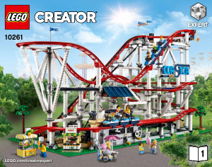 Kullanım kılavuzu Lego set 10261 Creator Lunapark Hız Treni