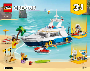 Használati útmutató Lego set 31083 Creator Hajós kalandok